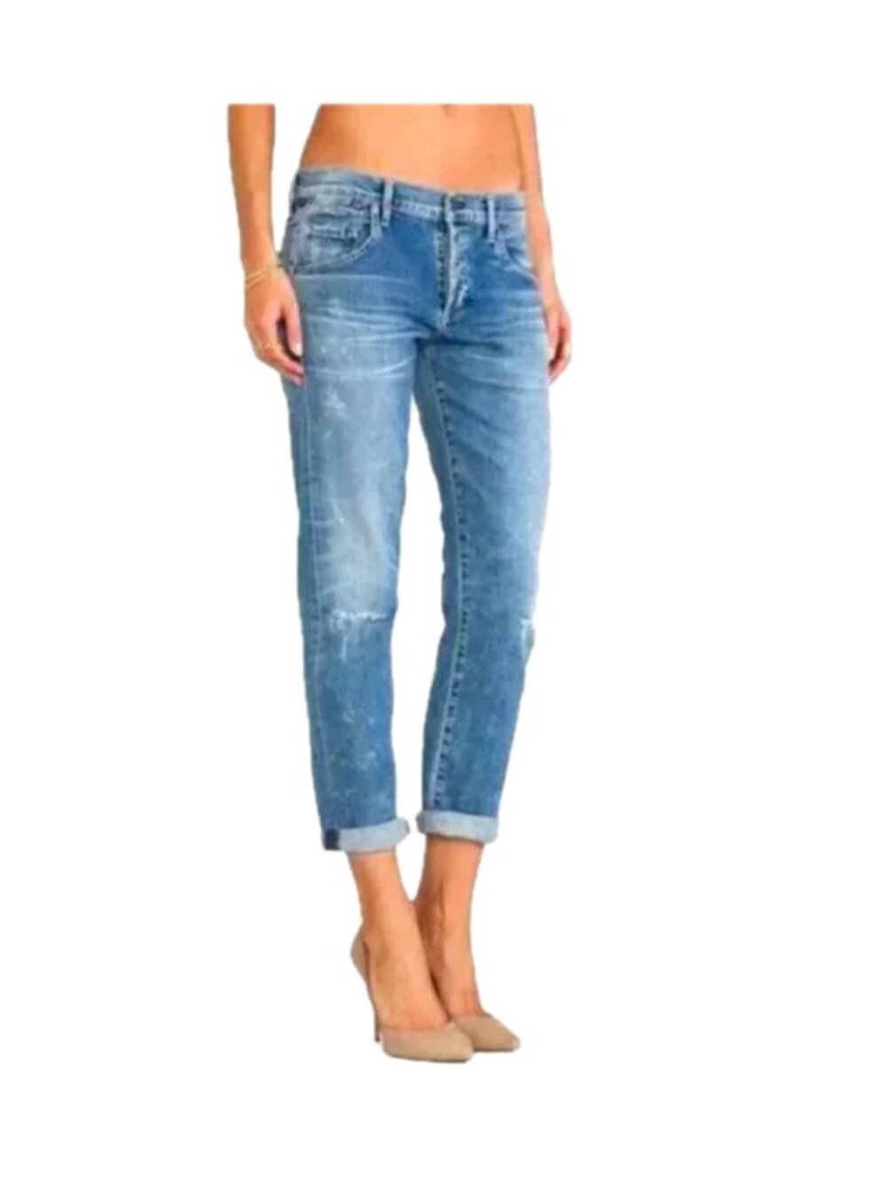 Citizens of Humanity Vintage Emerson Blue Slim Boyfriend Jeans   NWT